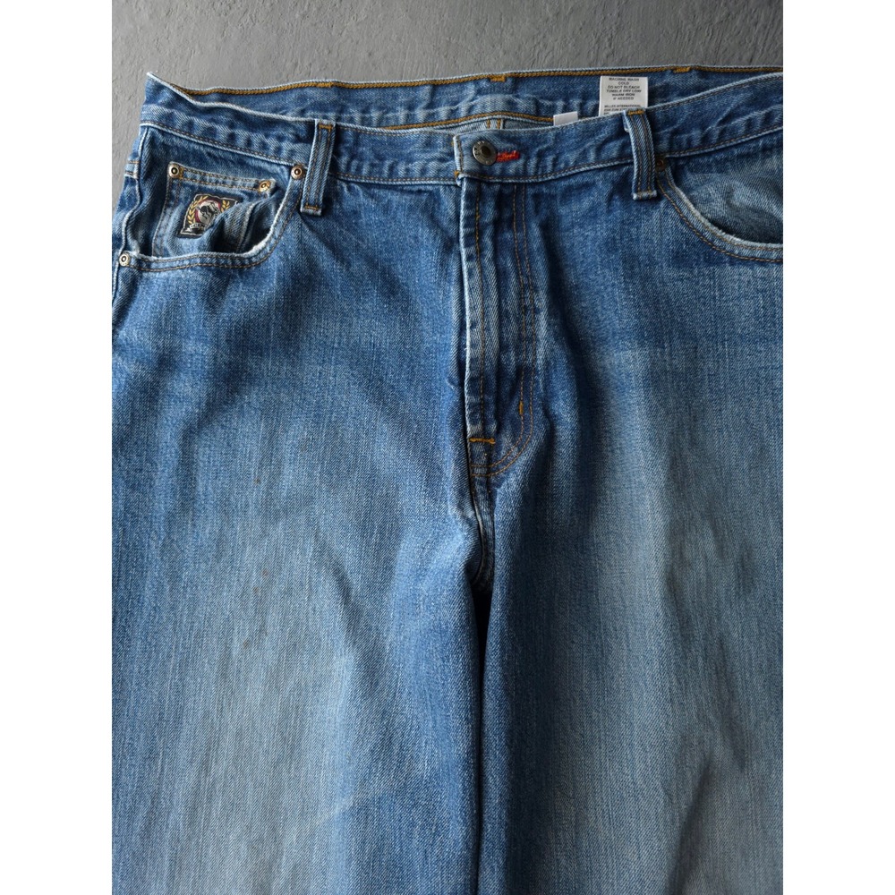 Vintage 2000s Cinch Blue Jeans 38x32 Relaxed Fit Denim - Picture 3 of 16